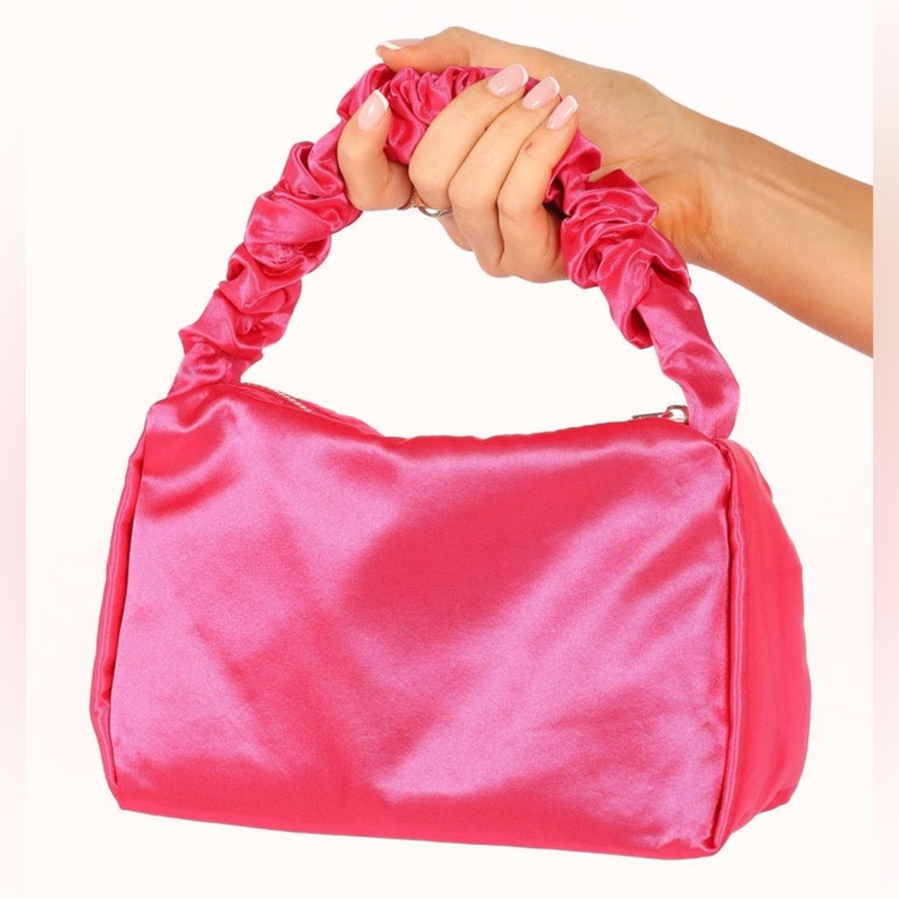 Petal & Pup NWT Mira Satin Hot Pink Bag